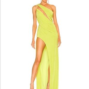 REVOLVEx a cut above gown